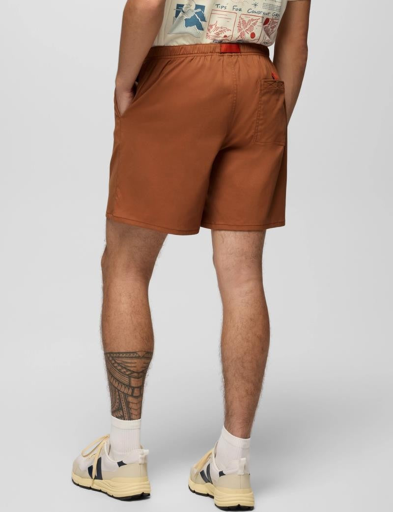 Stretch Zion Pull On Shorts, 7" Inseam - Mens - tawny 1
