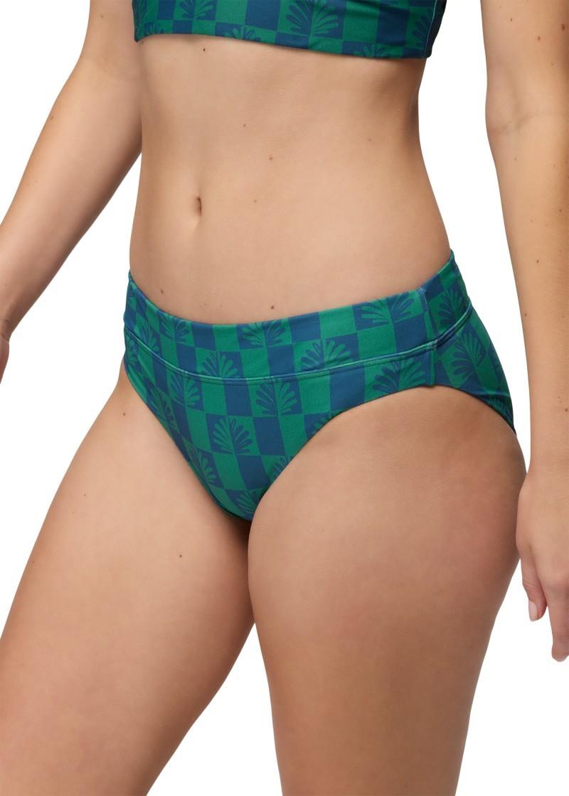 Summer Wave Bottoms - Womens - bluff blue checker 1