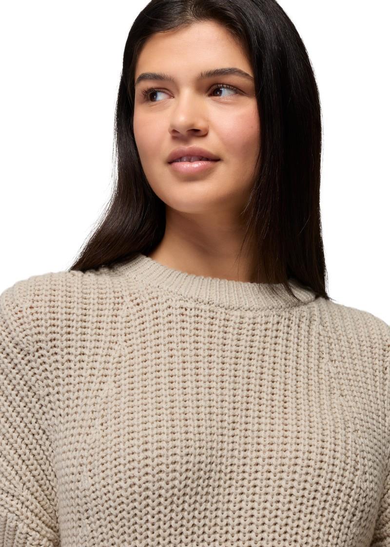Sunday River Crewneck Sweater - Womens - beach pebble 1