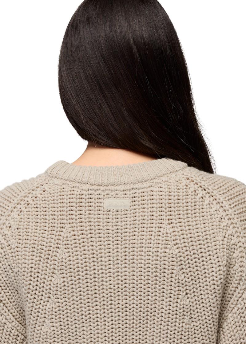 Sunday River Crewneck Sweater - Womens - beach pebble 1