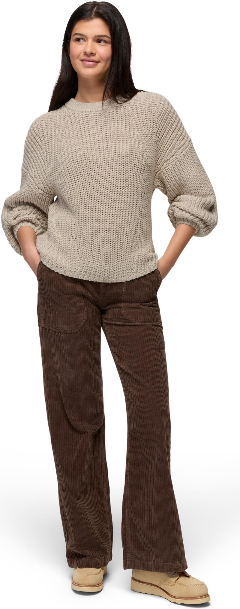 Sunday River Crewneck Sweater - Womens - beach pebble 1