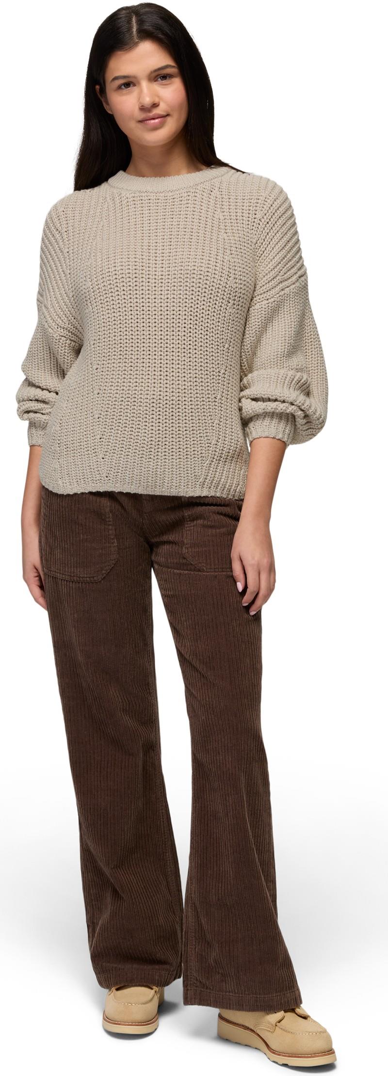 Sunday River Crewneck Sweater - Womens - beach pebble 1