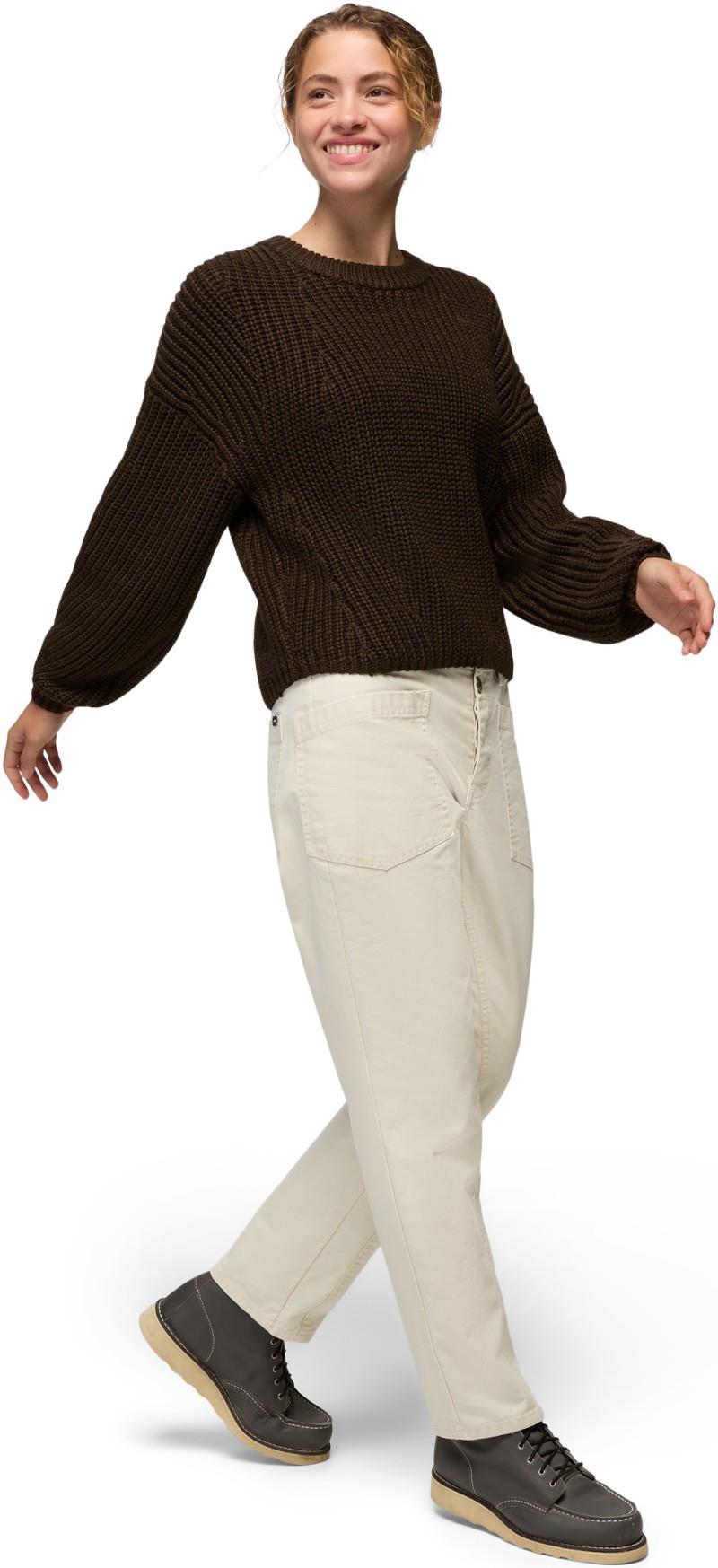 Sunday River Crewneck Sweater - Womens - dark roast 1