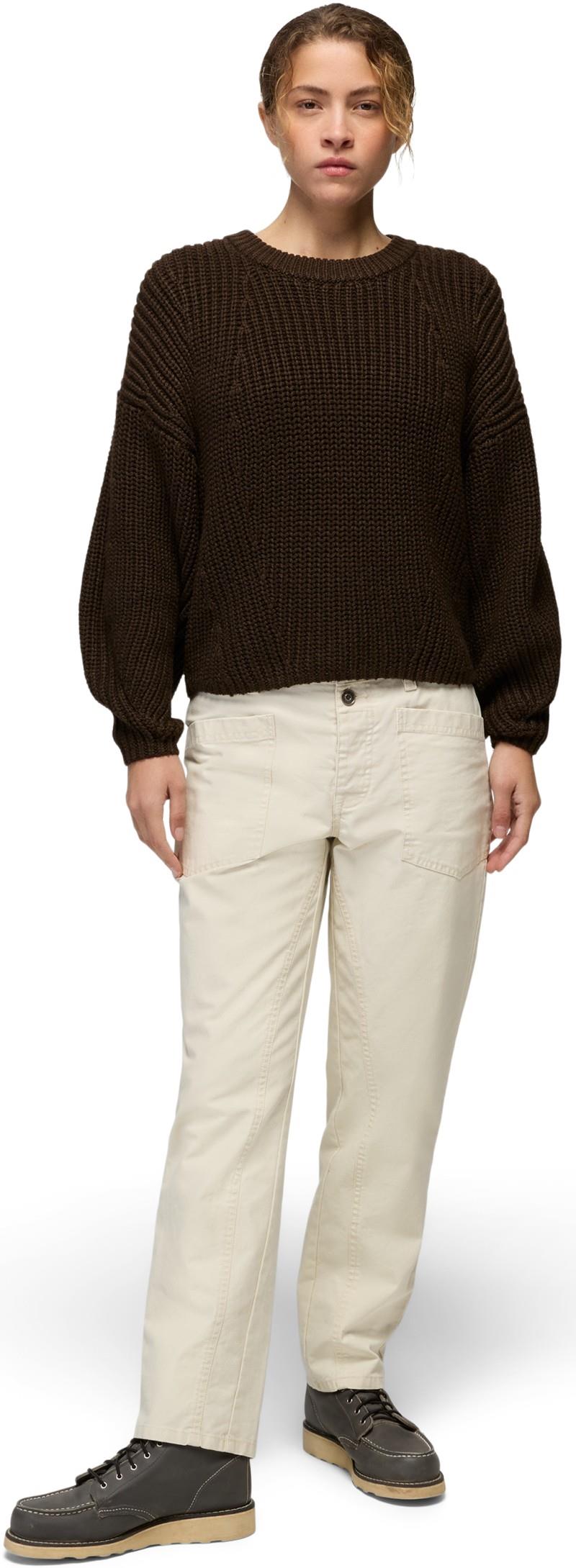 Sunday River Crewneck Sweater - Womens - dark roast 1