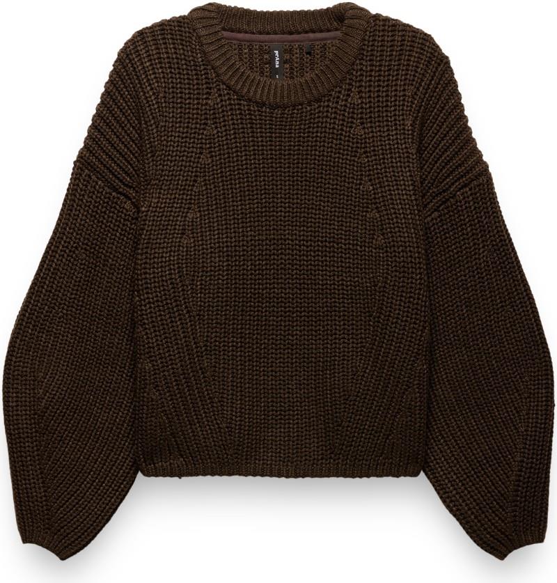 Sunday River Crewneck Sweater - Womens - dark roast 1