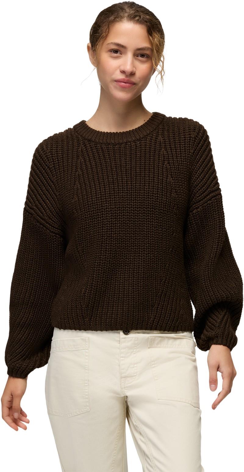 Sunday River Crewneck Sweater - Womens - dark roast 1