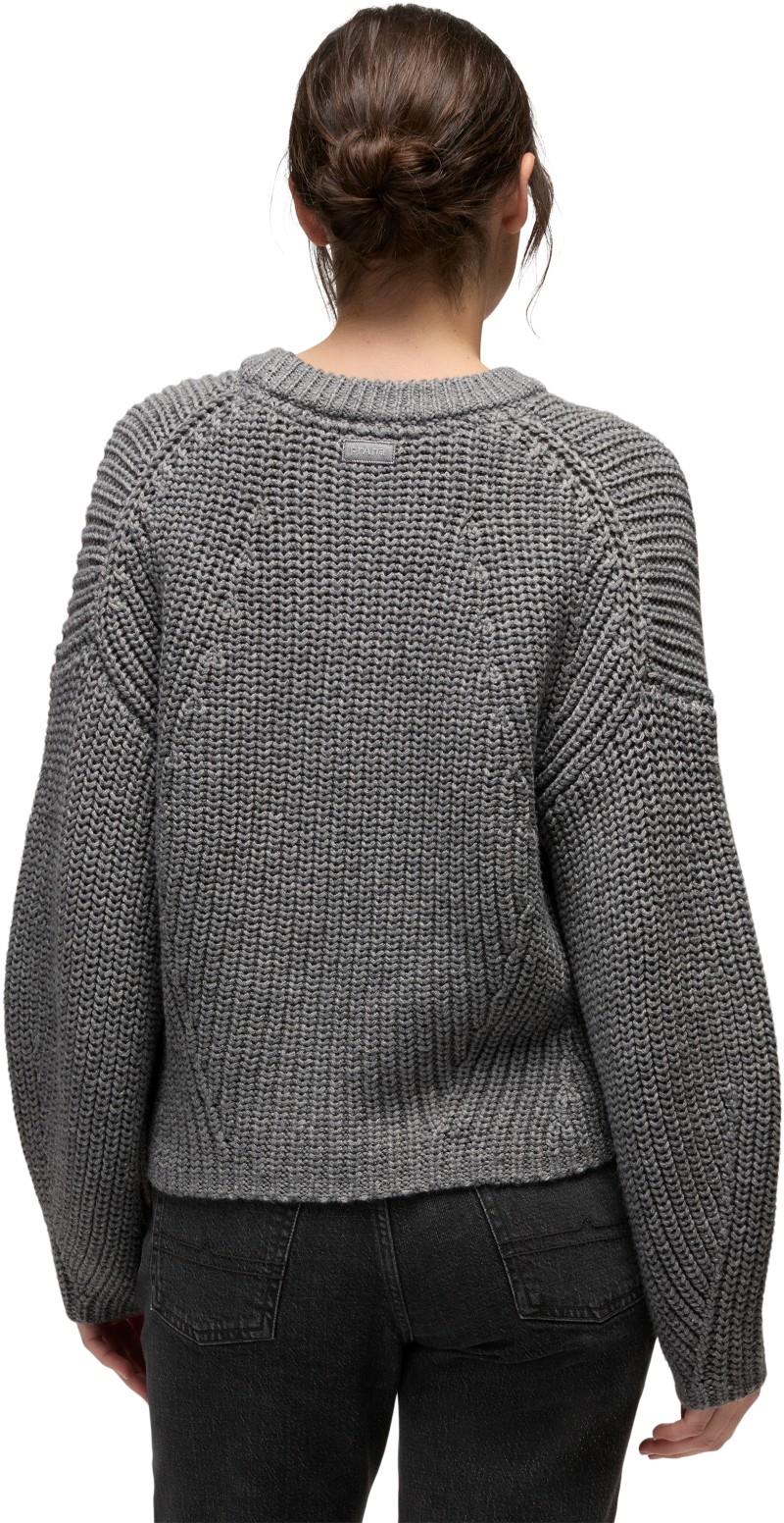 Sunday River Crewneck Sweater - Womens - heather grey 1