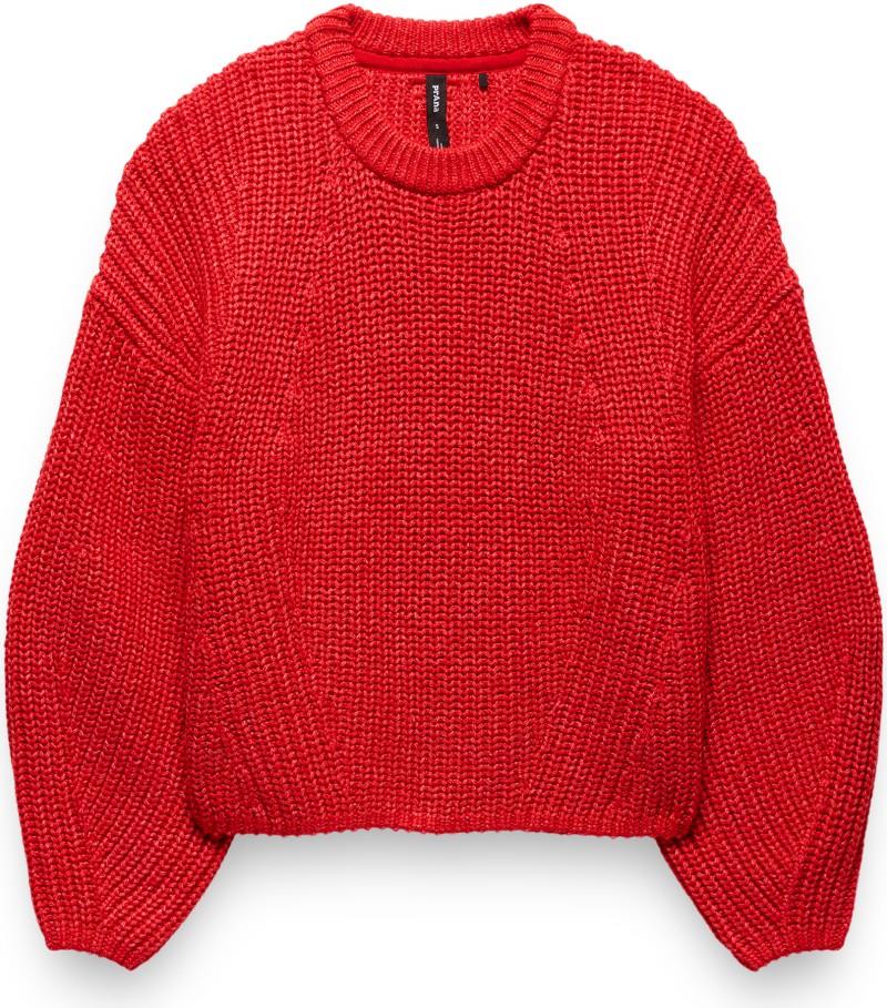 Sunday River Crewneck Sweater - Womens - pikes red 1