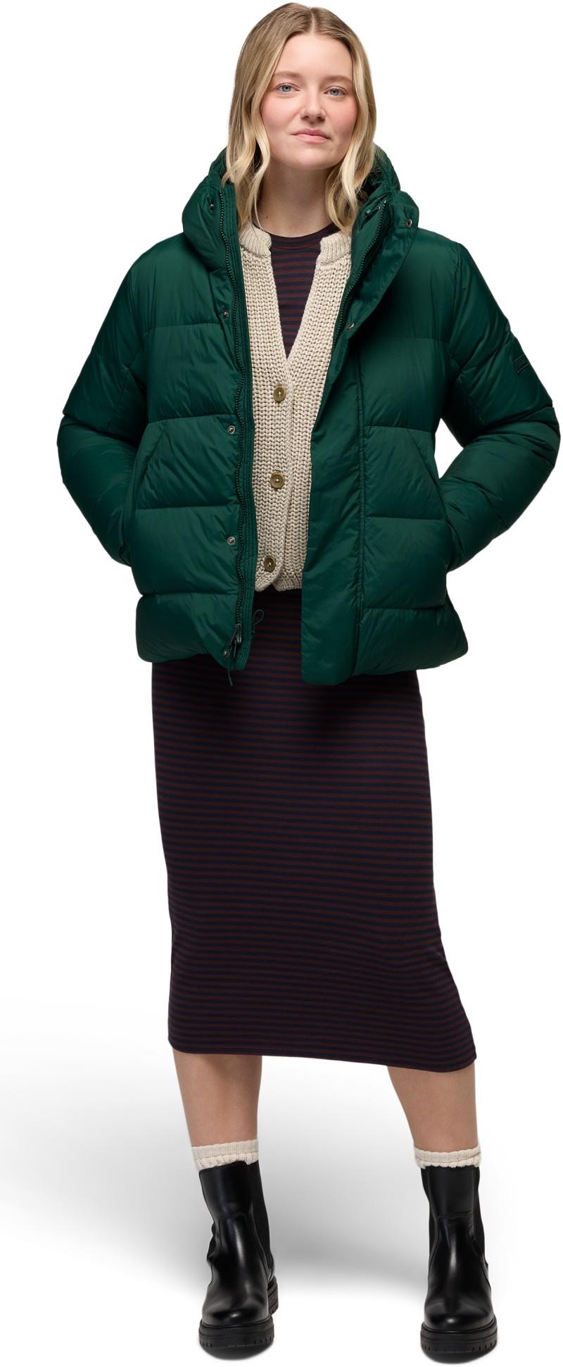 Sunday River Short Cardigan - Womens - beach pebble 1