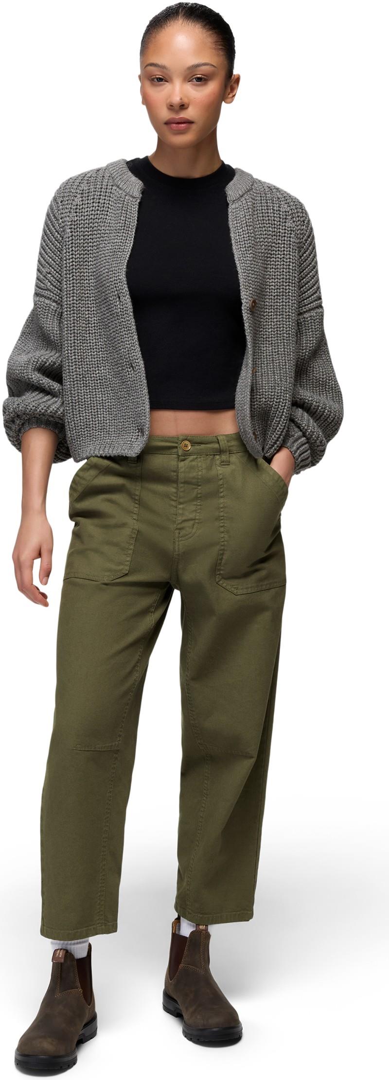 Sunday River Short Cardigan - Womens - heather grey 1