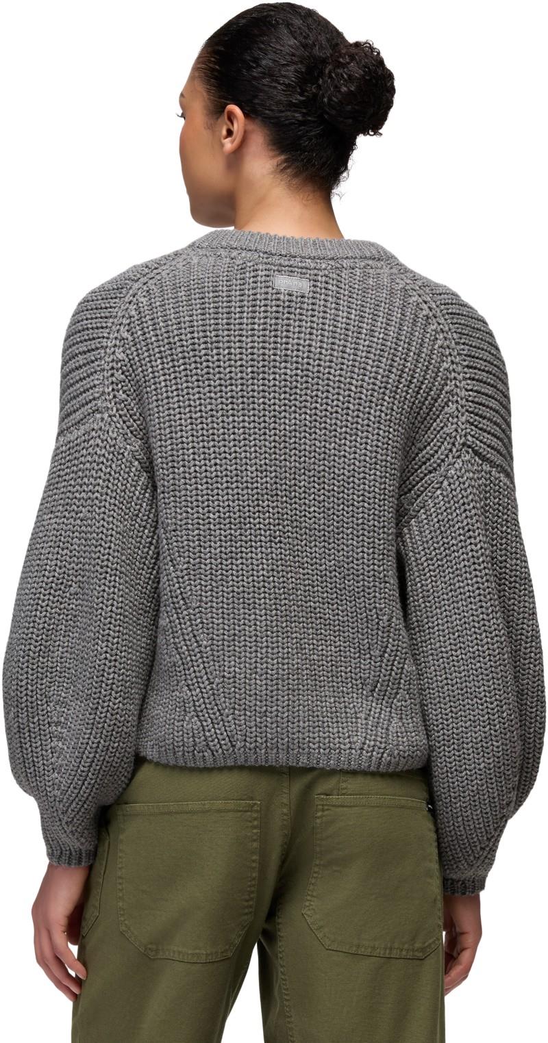 Sunday River Short Cardigan - Womens - heather grey 1
