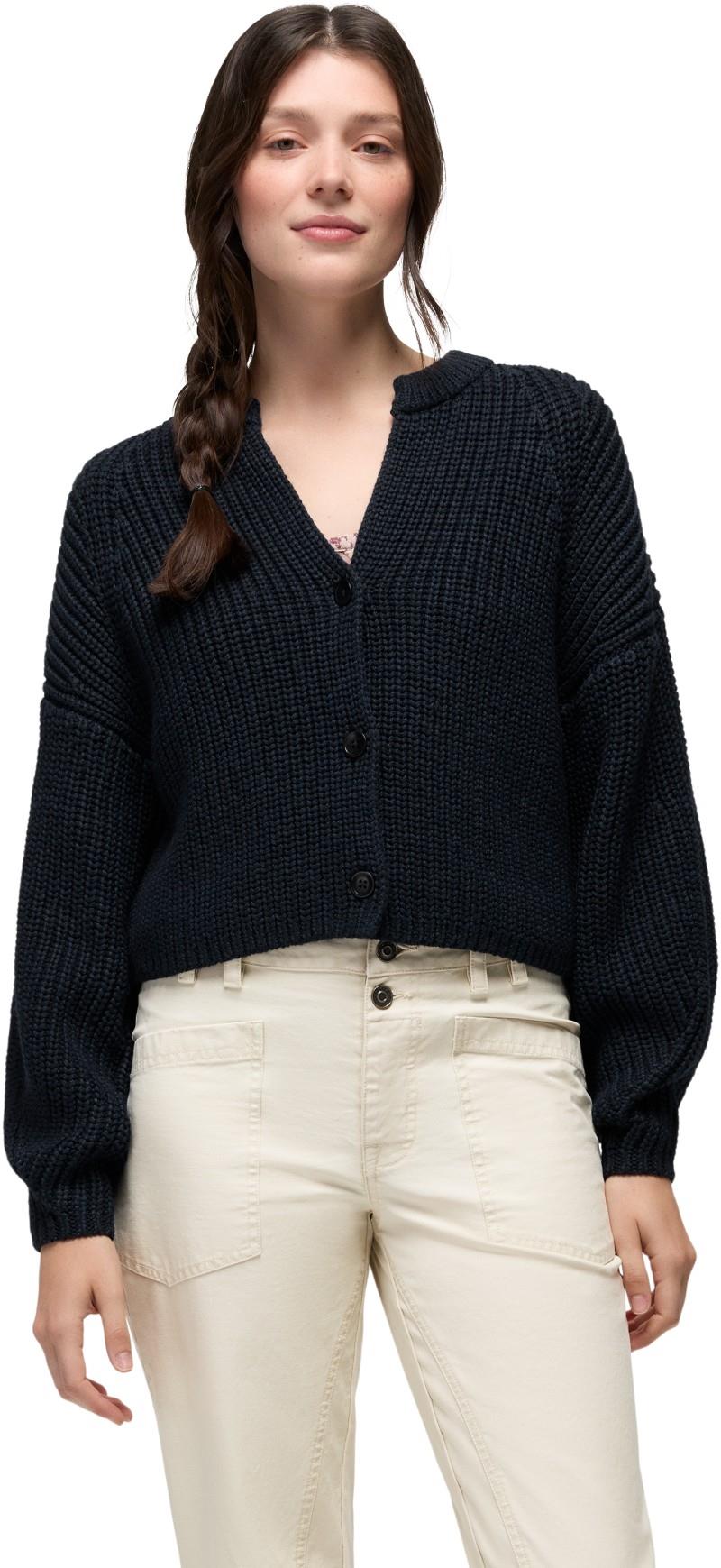 Sunday River Short Cardigan - Womens - nautical 1