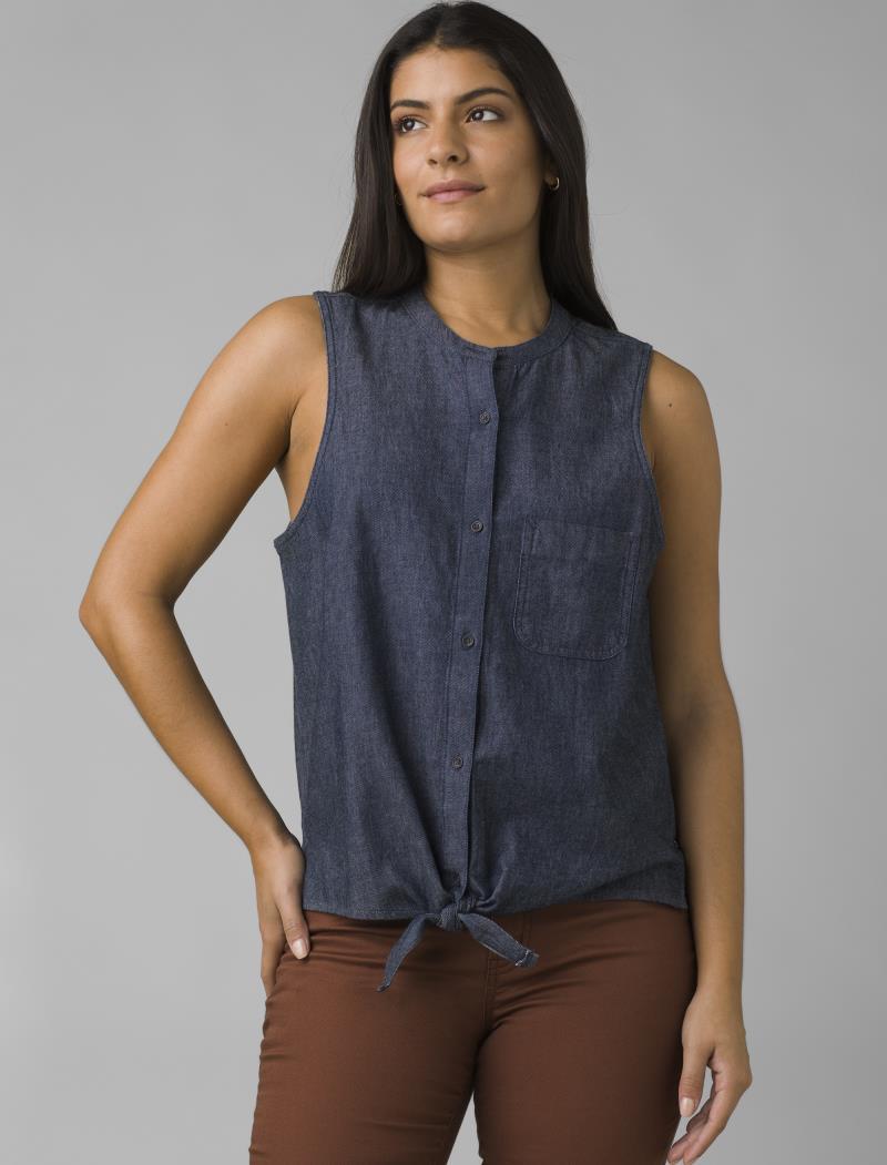Sunrise Peak Top - Womens - deep denim 1