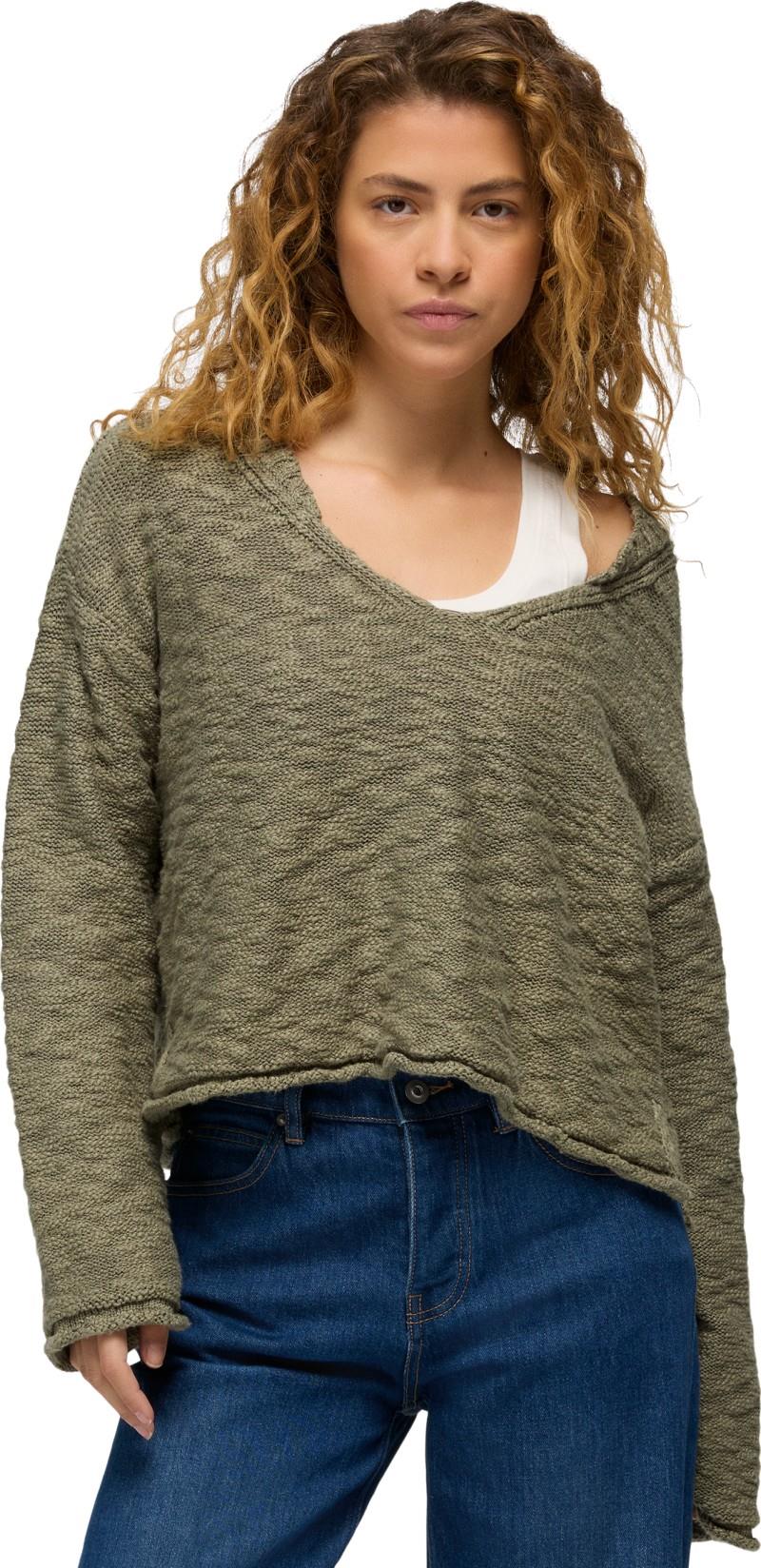 Sunshine Sunset Sweater - Womens - sage 1
