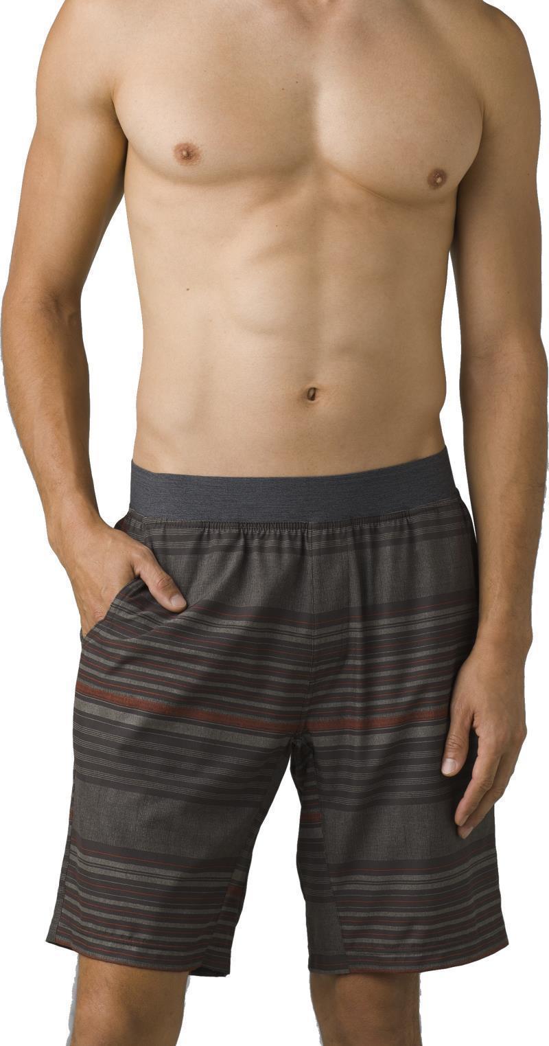 Super Mojo Shorts II, 10" Inseam - Mens - Black Olive Stripe 2