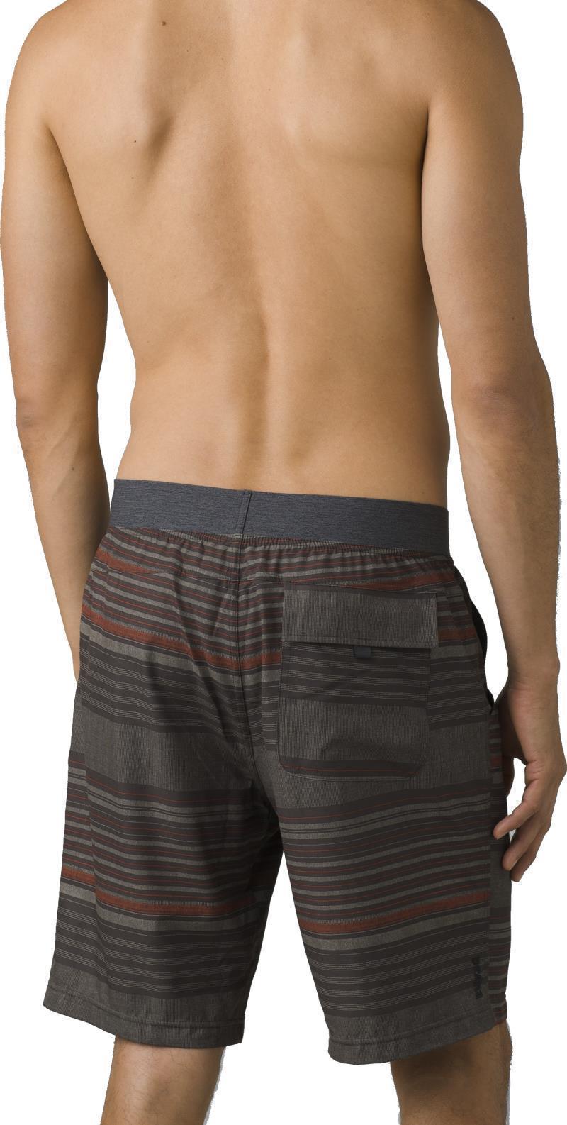 Super Mojo Shorts II, 10" Inseam - Mens - Black Olive Stripe 3