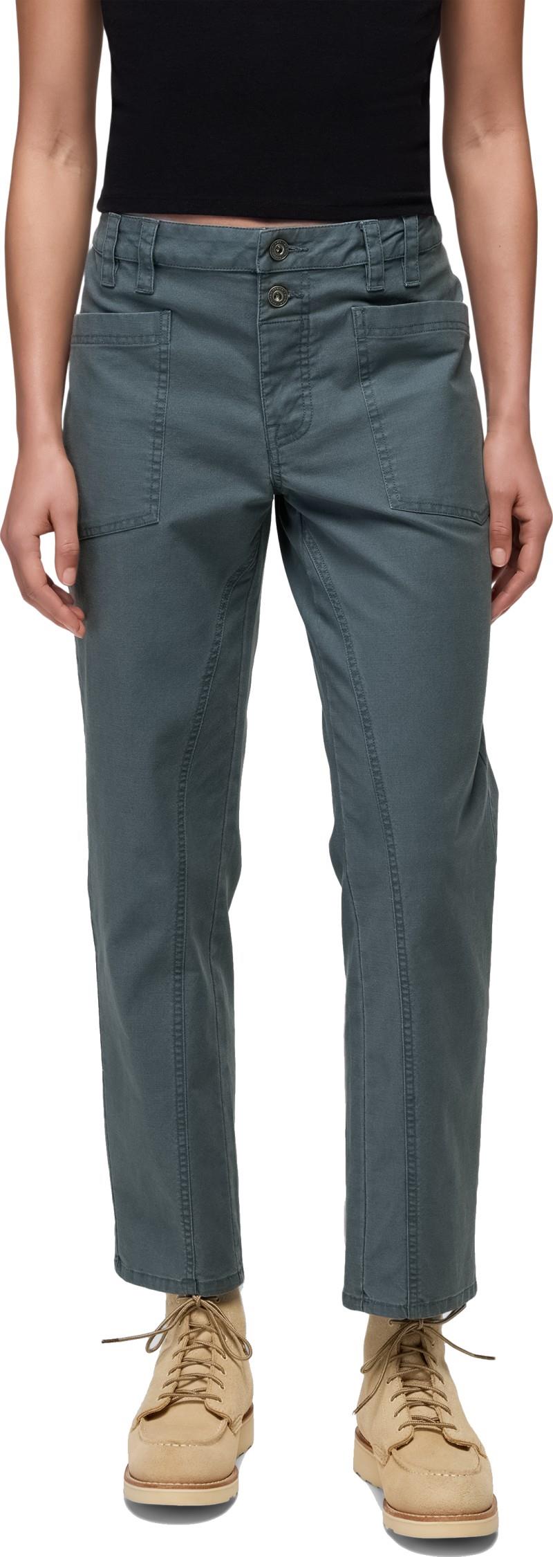 Suton Mid Rise Pants, Reg - Womens - grey blue 1