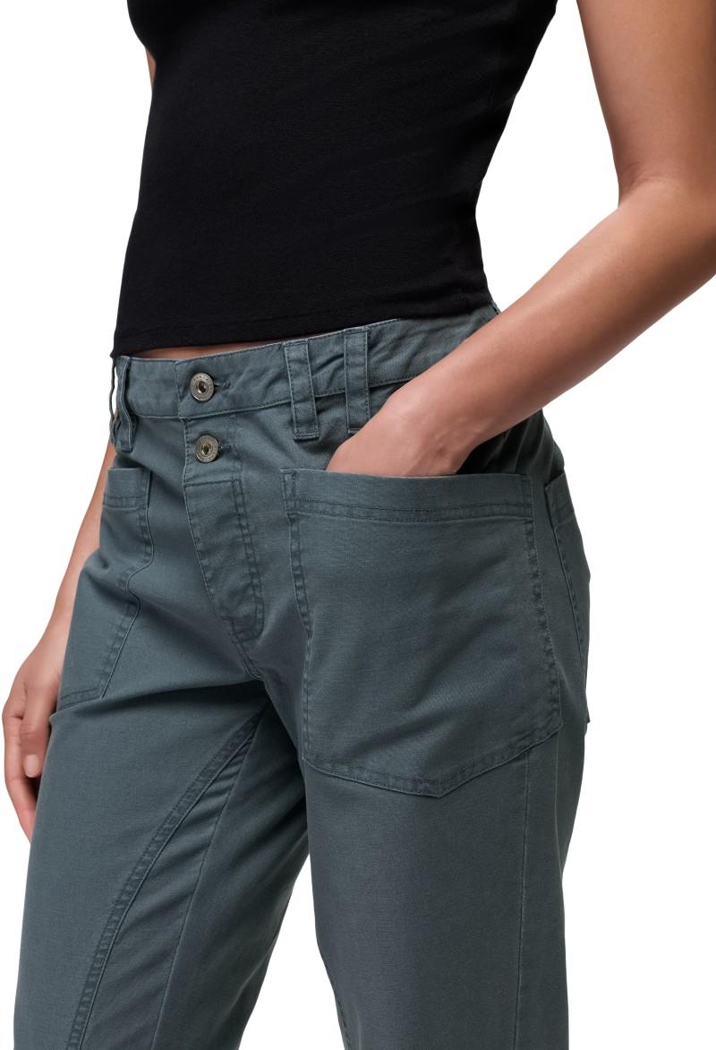 Suton Mid Rise Pants, Reg - Womens - grey blue 1