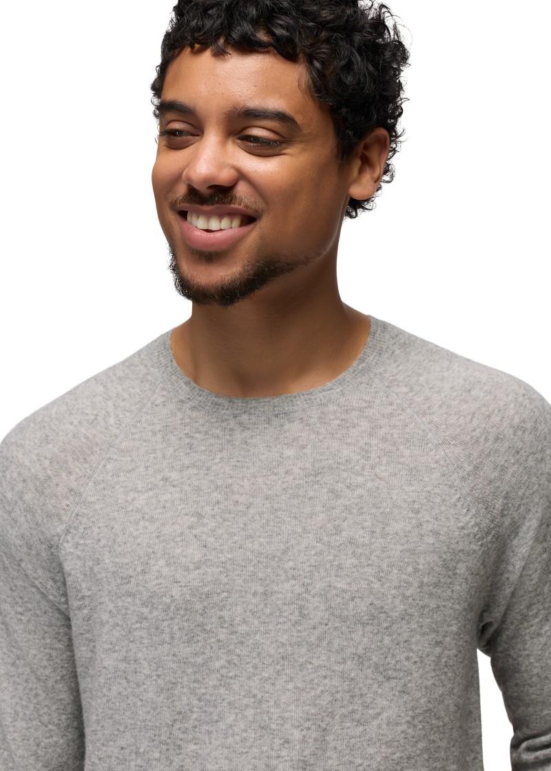 Three Falls Crew Sweater - Mens - heather grey 1