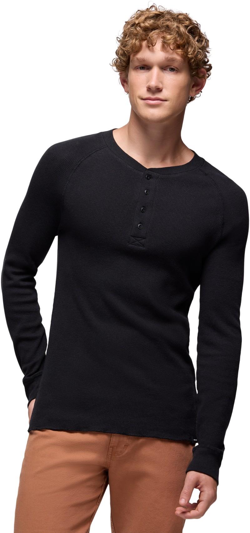 Touchstone Henley - Mens - black heather 1