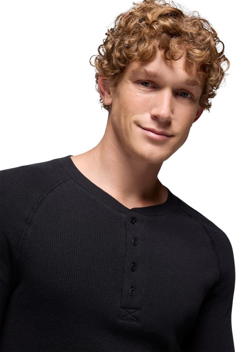 Touchstone Henley - Mens - black heather 1