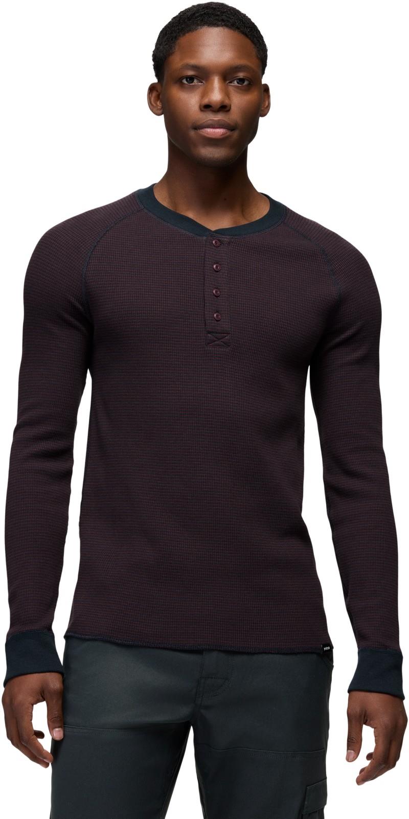 Touchstone Henley - Mens - cacao stripe 1