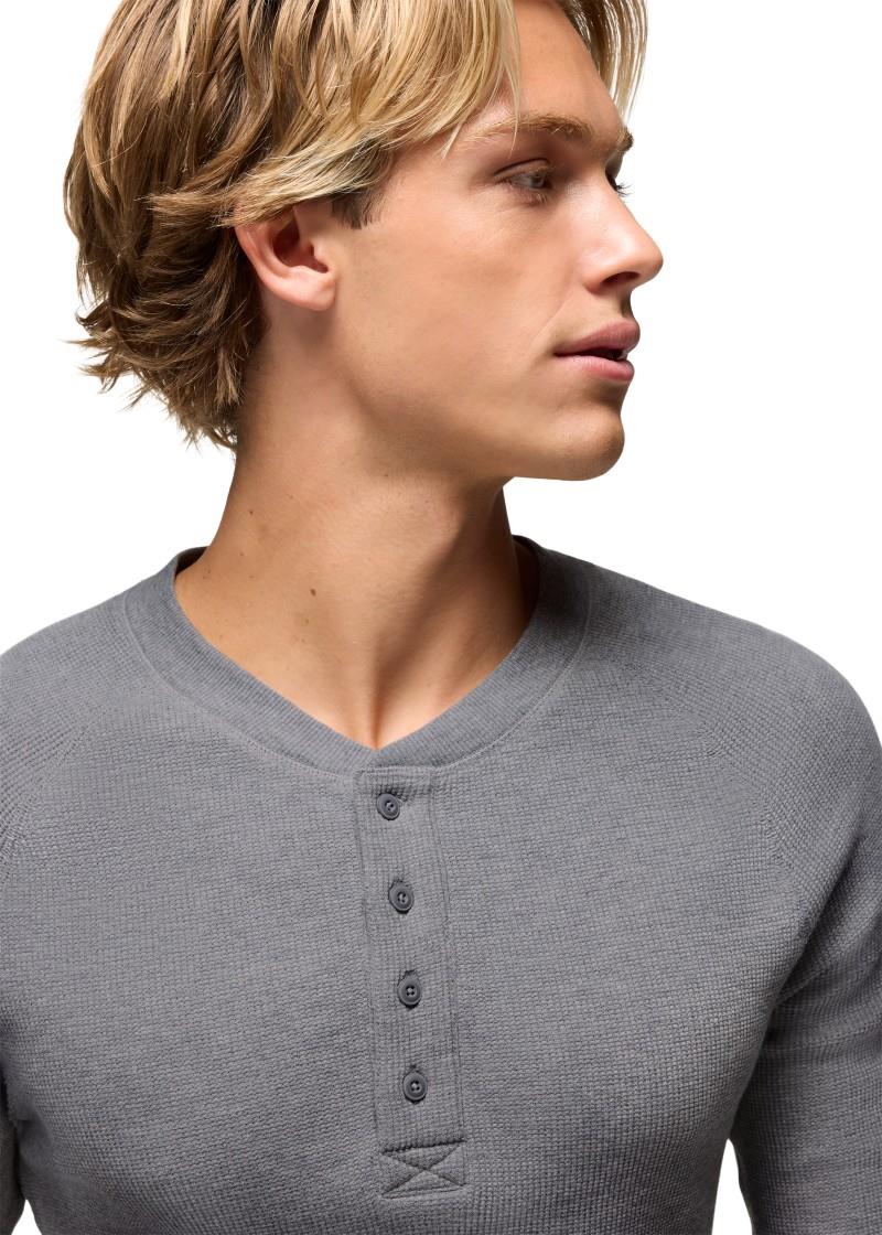 Touchstone Henley - Mens - heather grey 1
