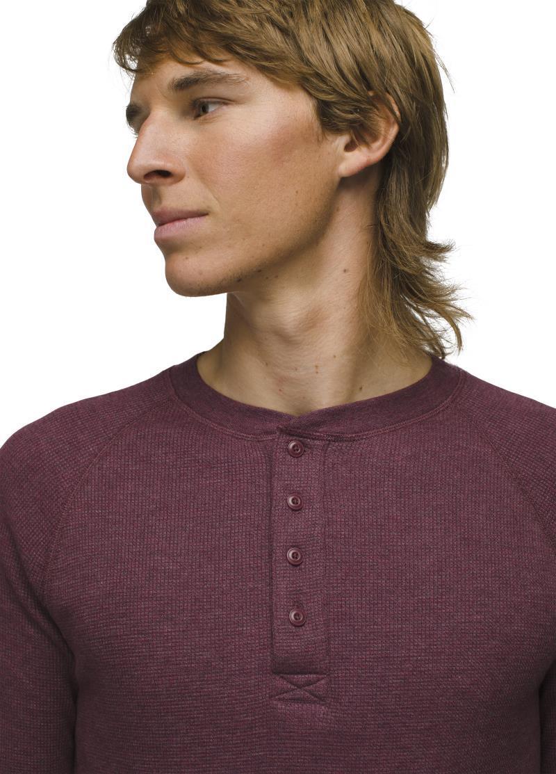 Touchstone Henley - Slim - Mens - Fig Heather 4