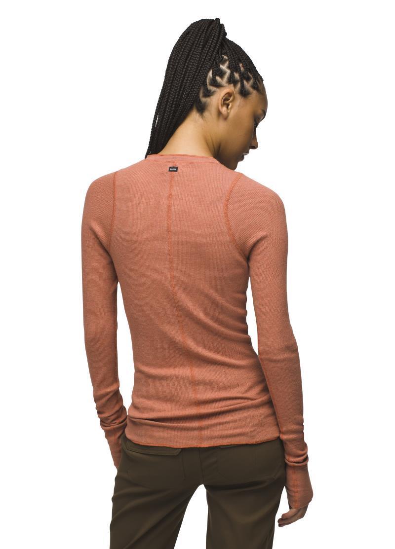 Touchstone Henley - Womens - Terracotta Heather 3