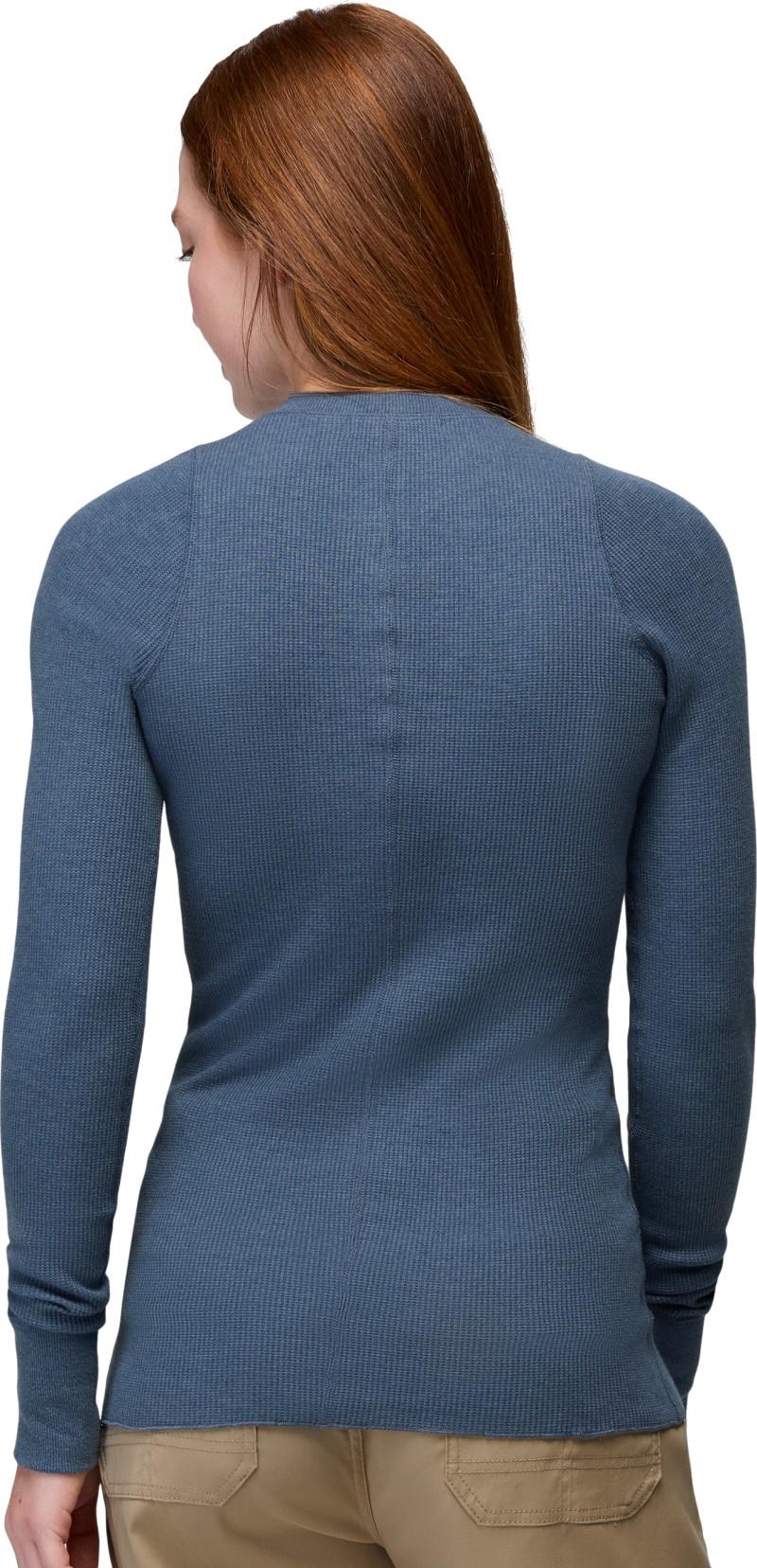 Touchstone Henley - Womens - bluff blue heather 1