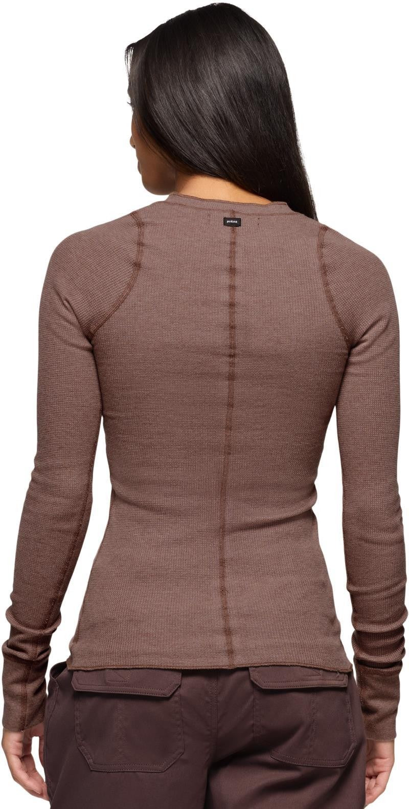 Touchstone Henley - Womens - carob heather 1