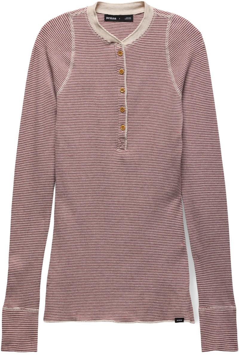 Touchstone Henley - Womens - newberry heather stripe 1
