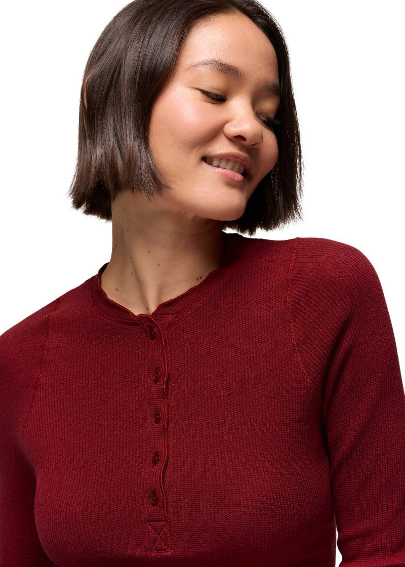 Touchstone Henley - Womens - retrograde heather 1