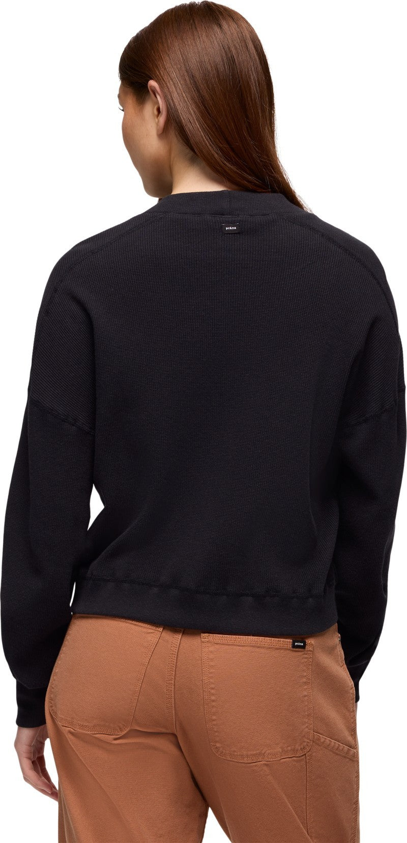 Touchstone LS Crew - Womens - black heather 1