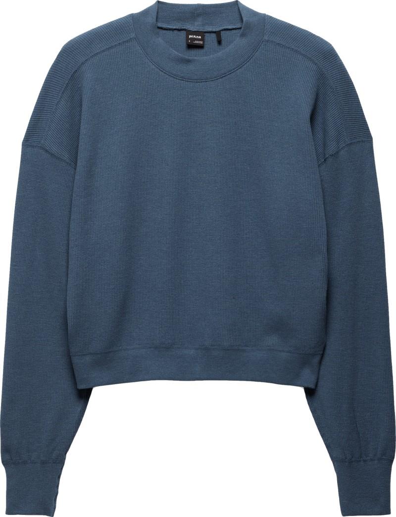 Touchstone LS Crew - Womens - bluff blue heather 1