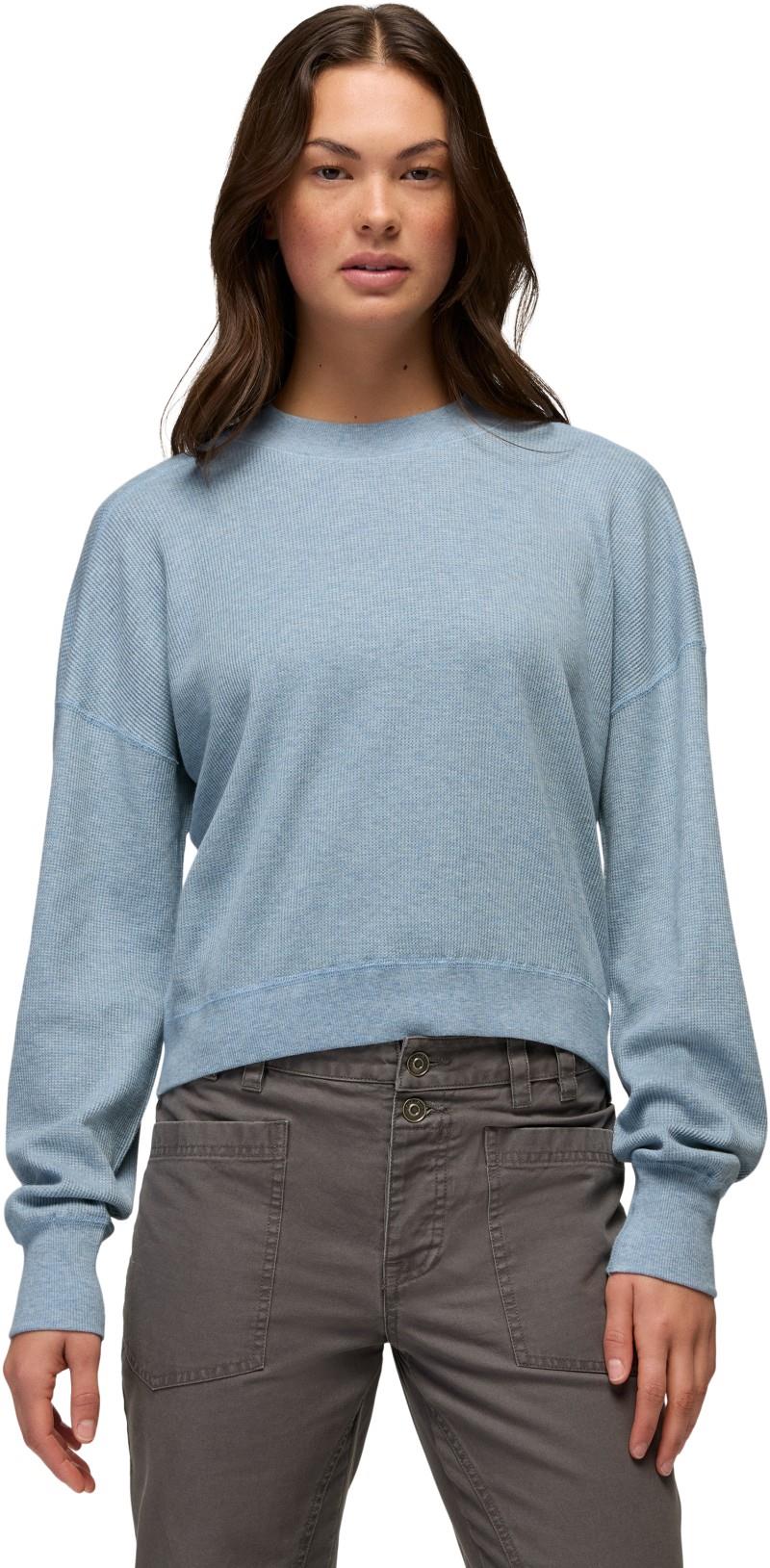 Touchstone LS Crew - Womens - glacier skies heather 1