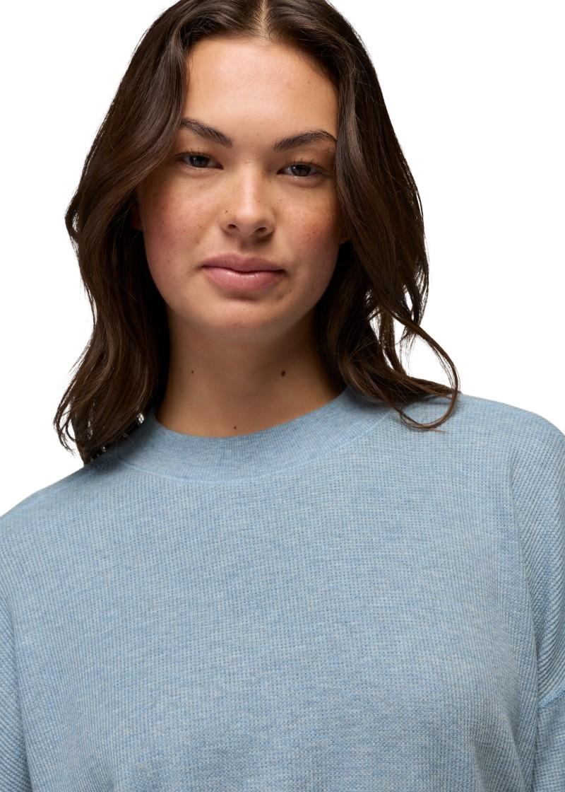 Touchstone LS Crew - Womens - glacier skies heather 1
