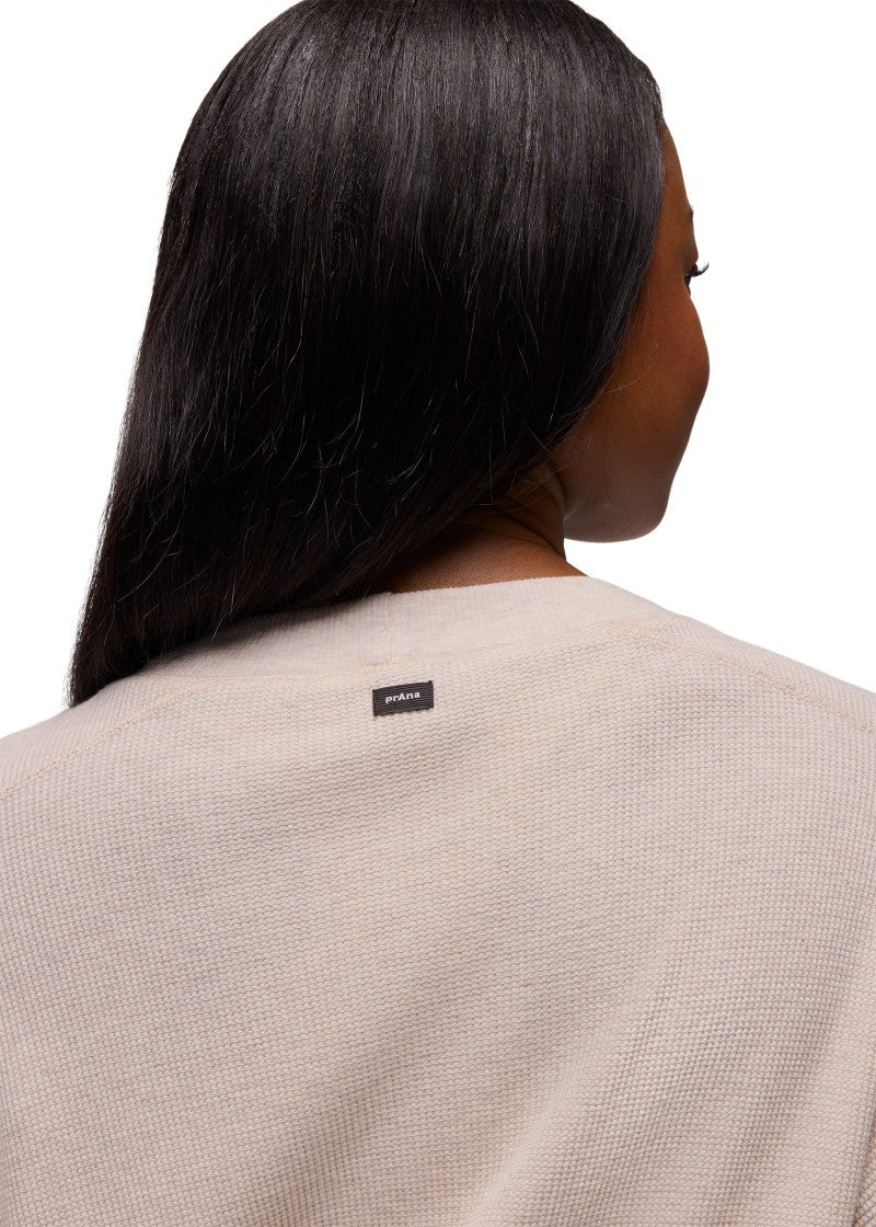 Touchstone LS Crew - Womens - oatmeal heather 1