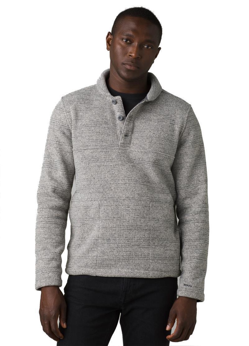 Tri Thermal Threads Henley - Mens - Light Grey Heather 2