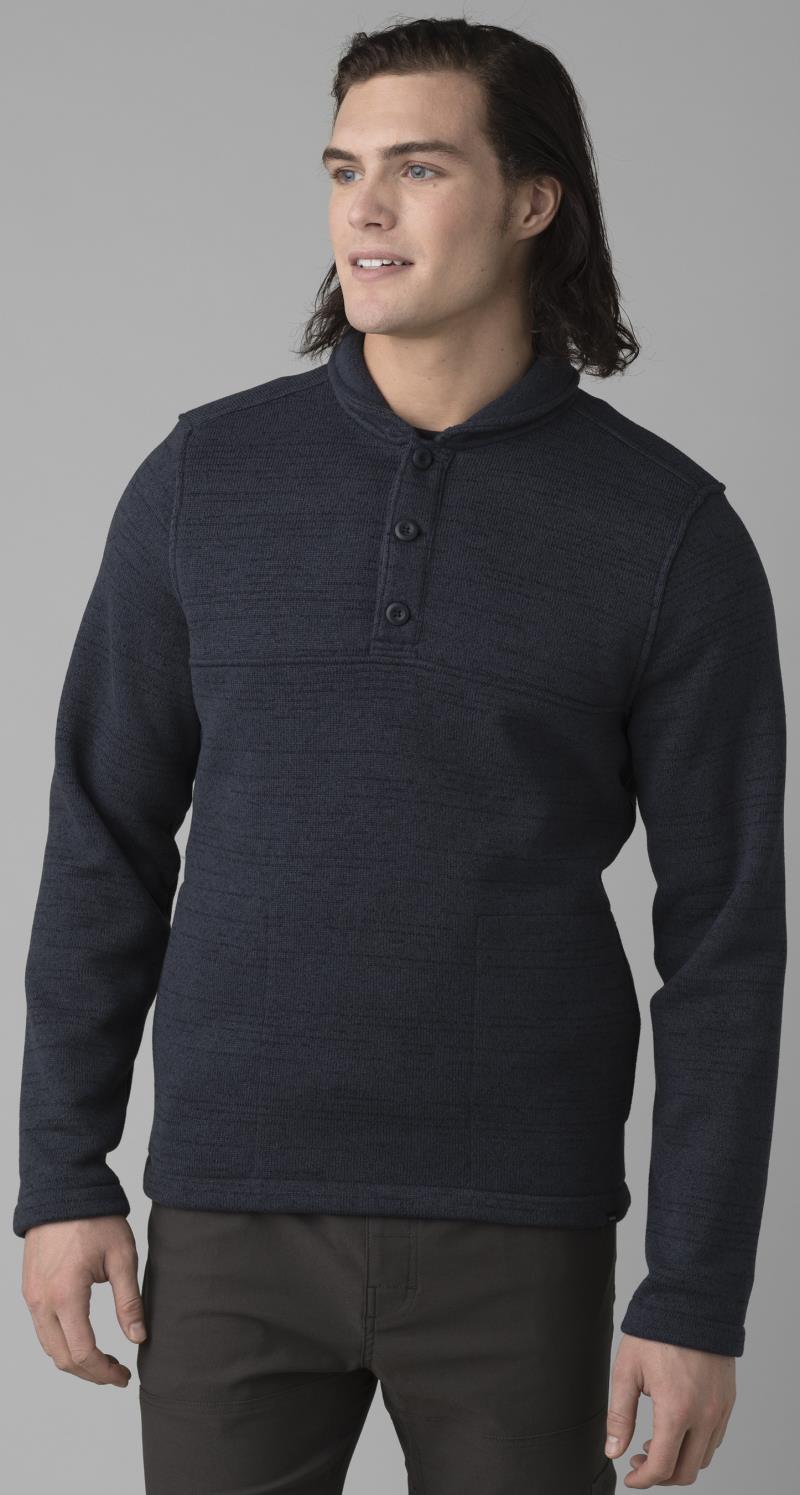 Tri Thermal Threads Henley - Mens - Nautical Heather 2