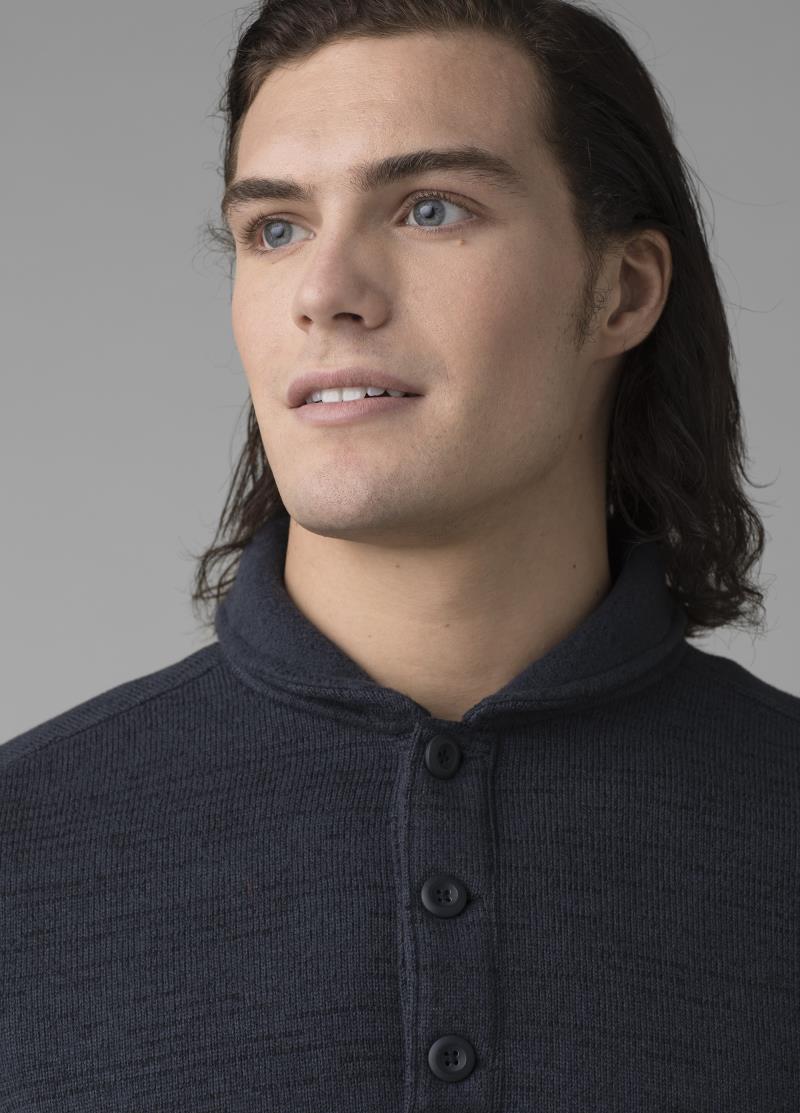 Tri Thermal Threads Henley - Mens - Nautical Heather 4