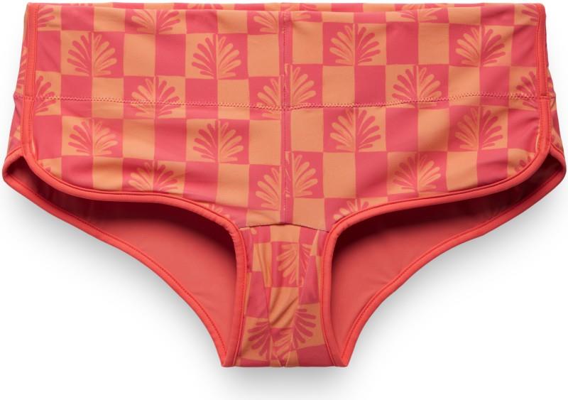 Tropic Kiss Hipster Bottoms - Womens - guava pop checker 1