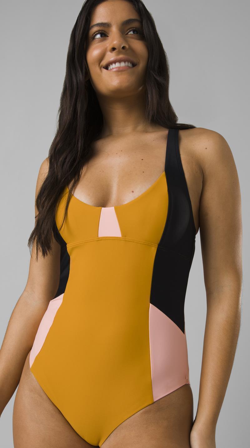 Tulum One Piece - Womens - Deep Solstice Colorblock 2