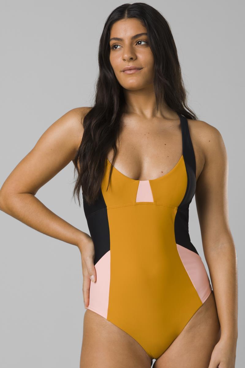 Tulum One Piece - Womens - Deep Solstice Colorblock 3