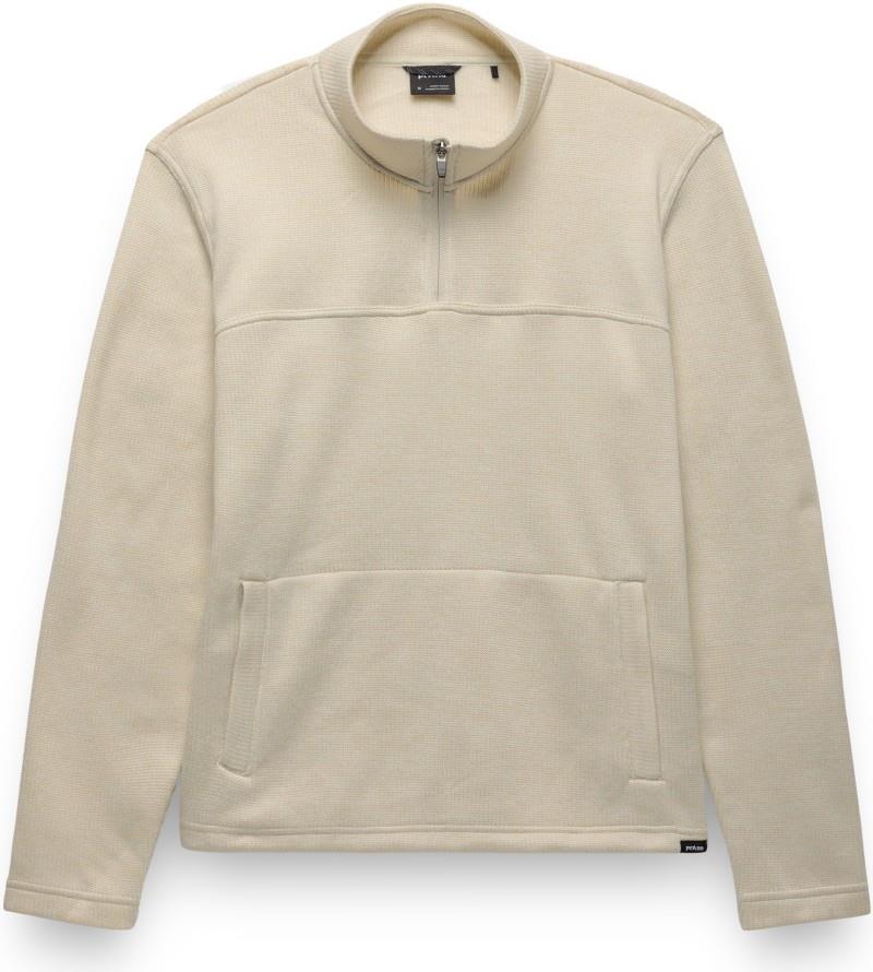 Two Harbors 1/4 Zip - Mens - beach pebble heather 1
