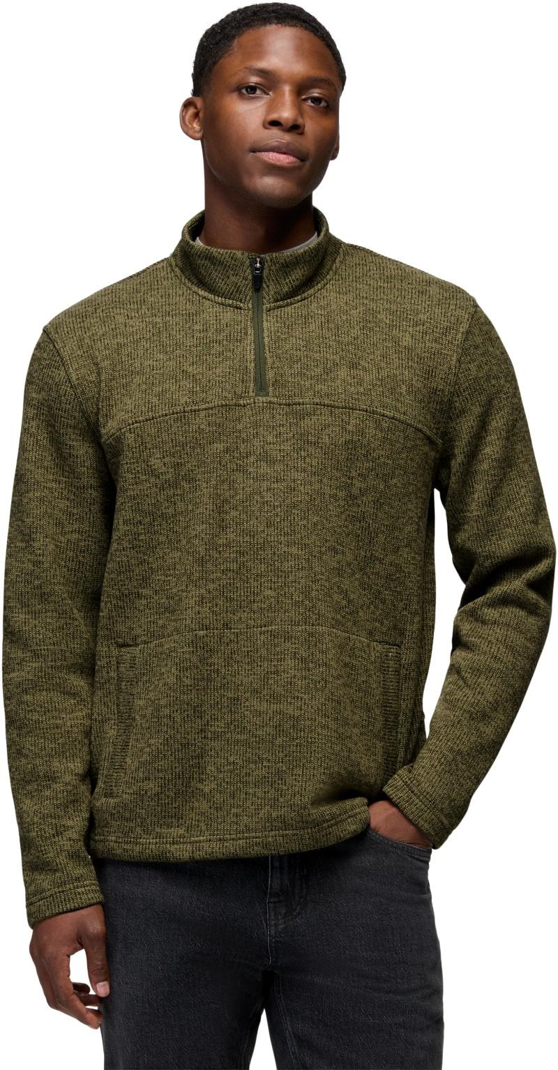 Two Harbors 1/4 Zip - Mens - cargo green heather 1