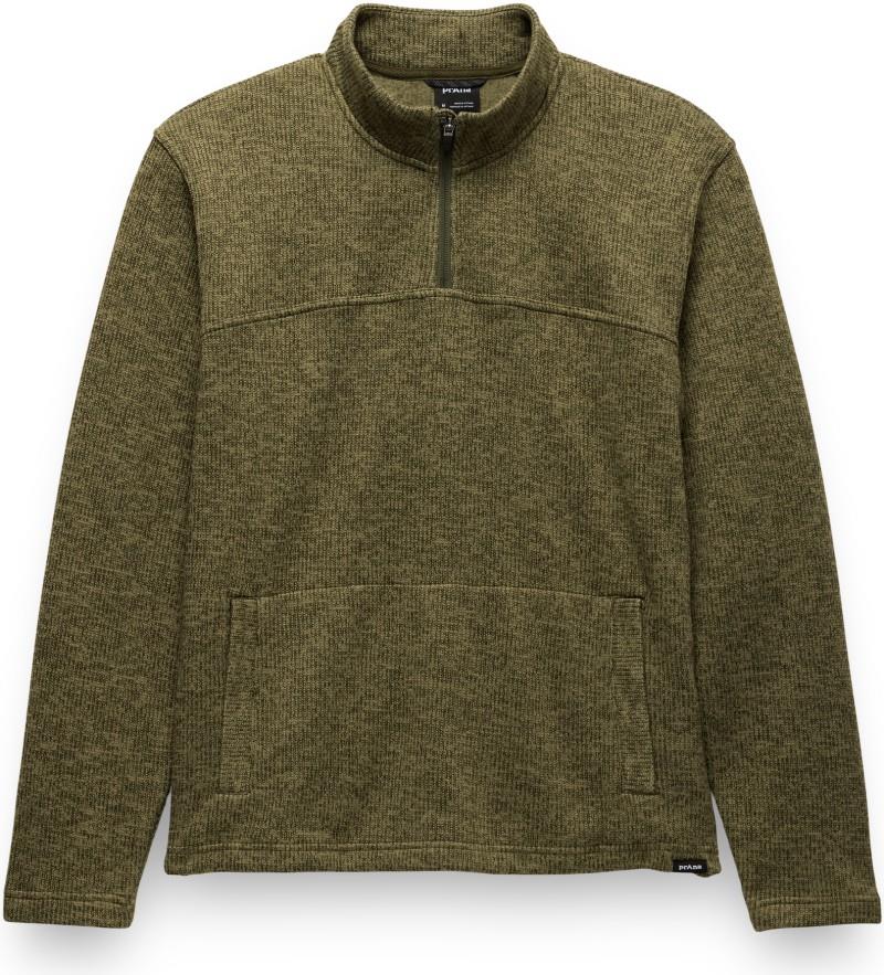 Two Harbors 1/4 Zip - Mens - cargo green heather 1