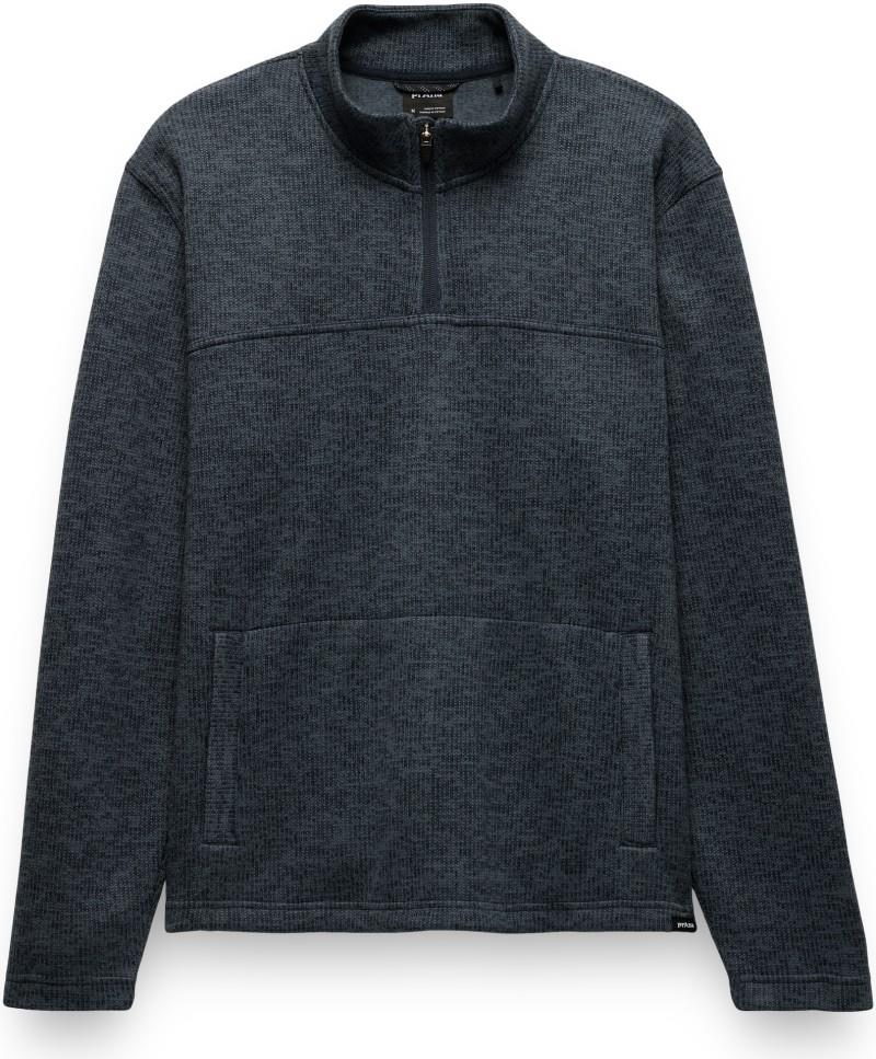 Two Harbors 1/4 Zip - Mens - nautical heather 1