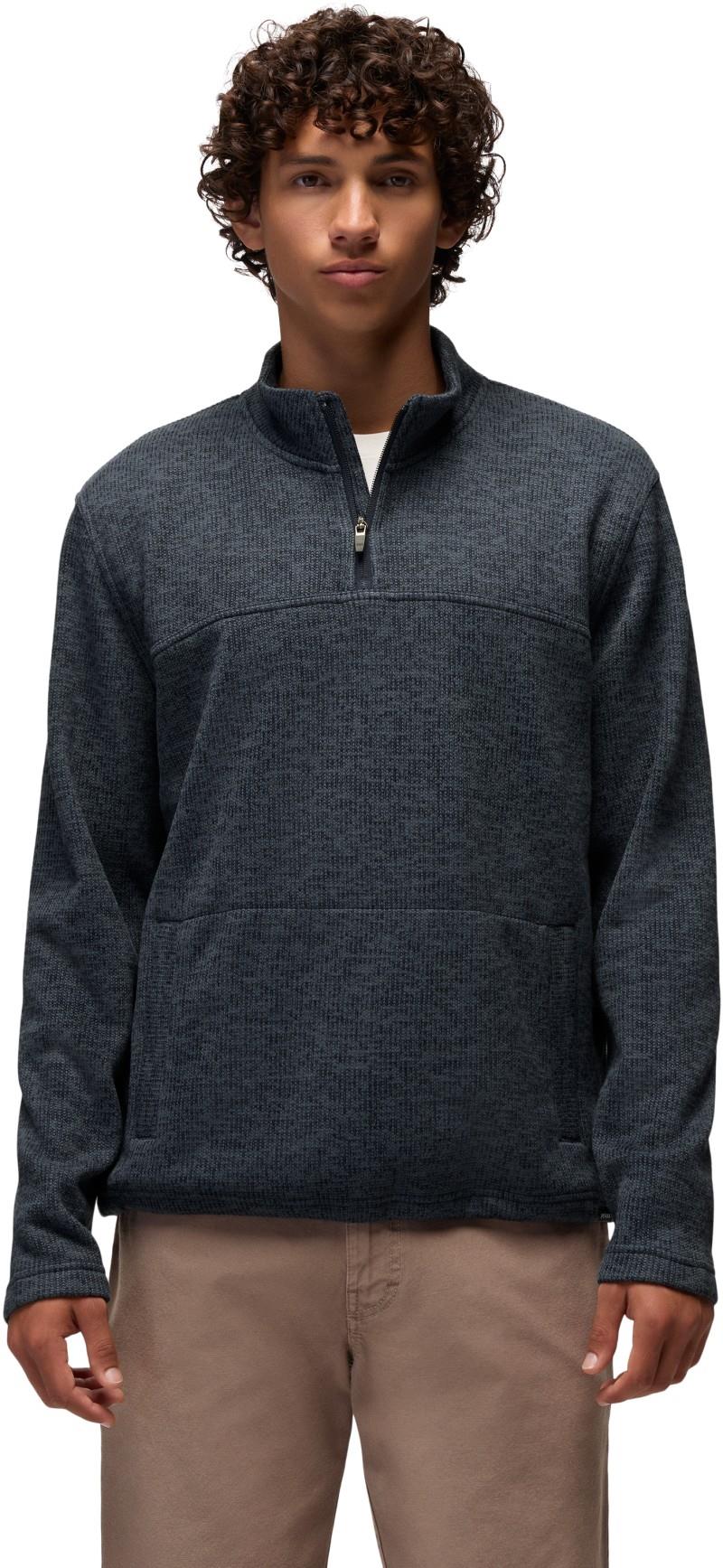 Two Harbors 1/4 Zip - Mens - nautical heather 1