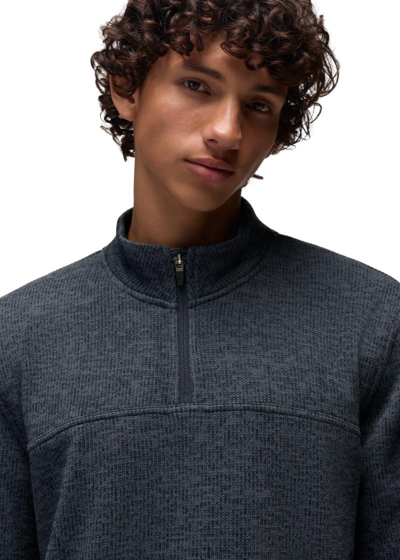 Two Harbors 1/4 Zip - Mens - nautical heather 1